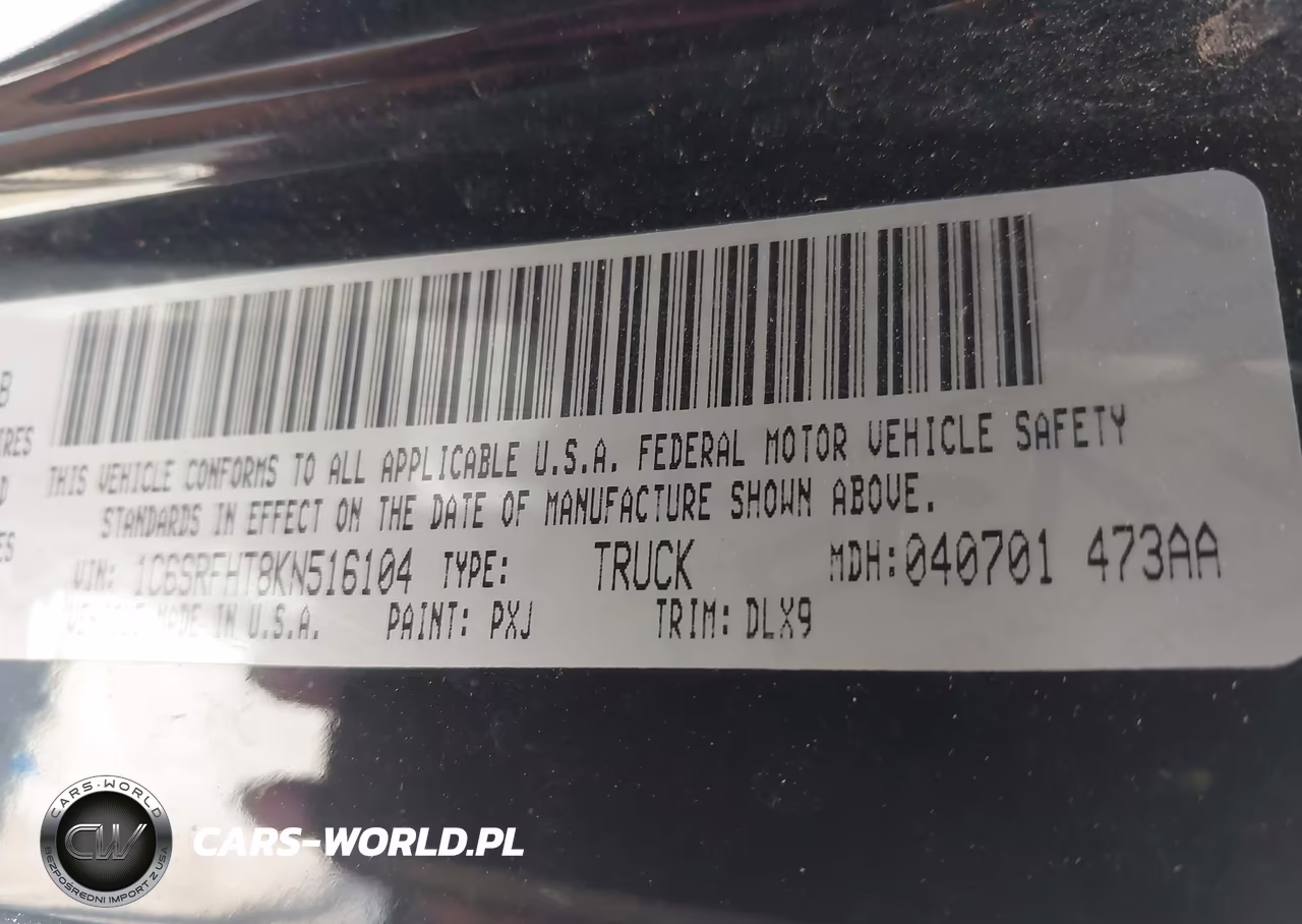 2019 Ram 1500 Limited 4X4 5'7 Box VIN:1C6SRFHT8KN516104 - 9
