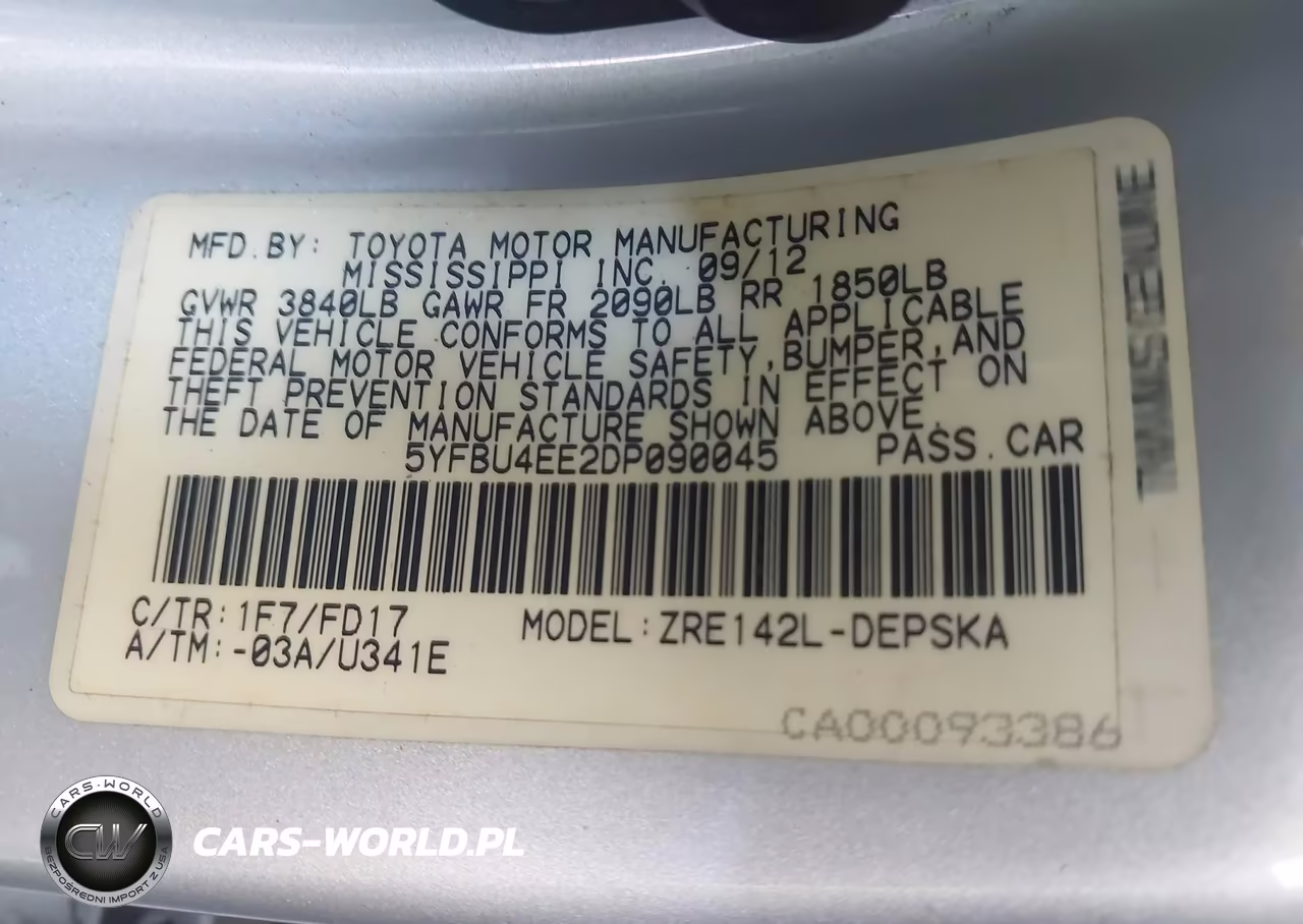 2013 Toyota Corolla S VIN:5YFBU4EE2DP090045 - 9