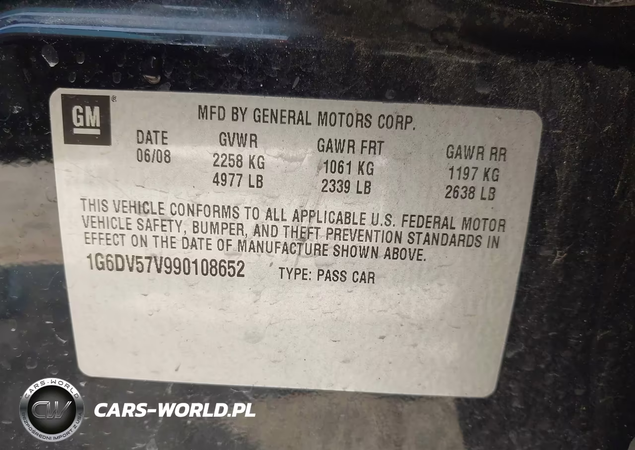 2009 Cadillac Cts Standard VIN:1G6DV57V990108652 - 9