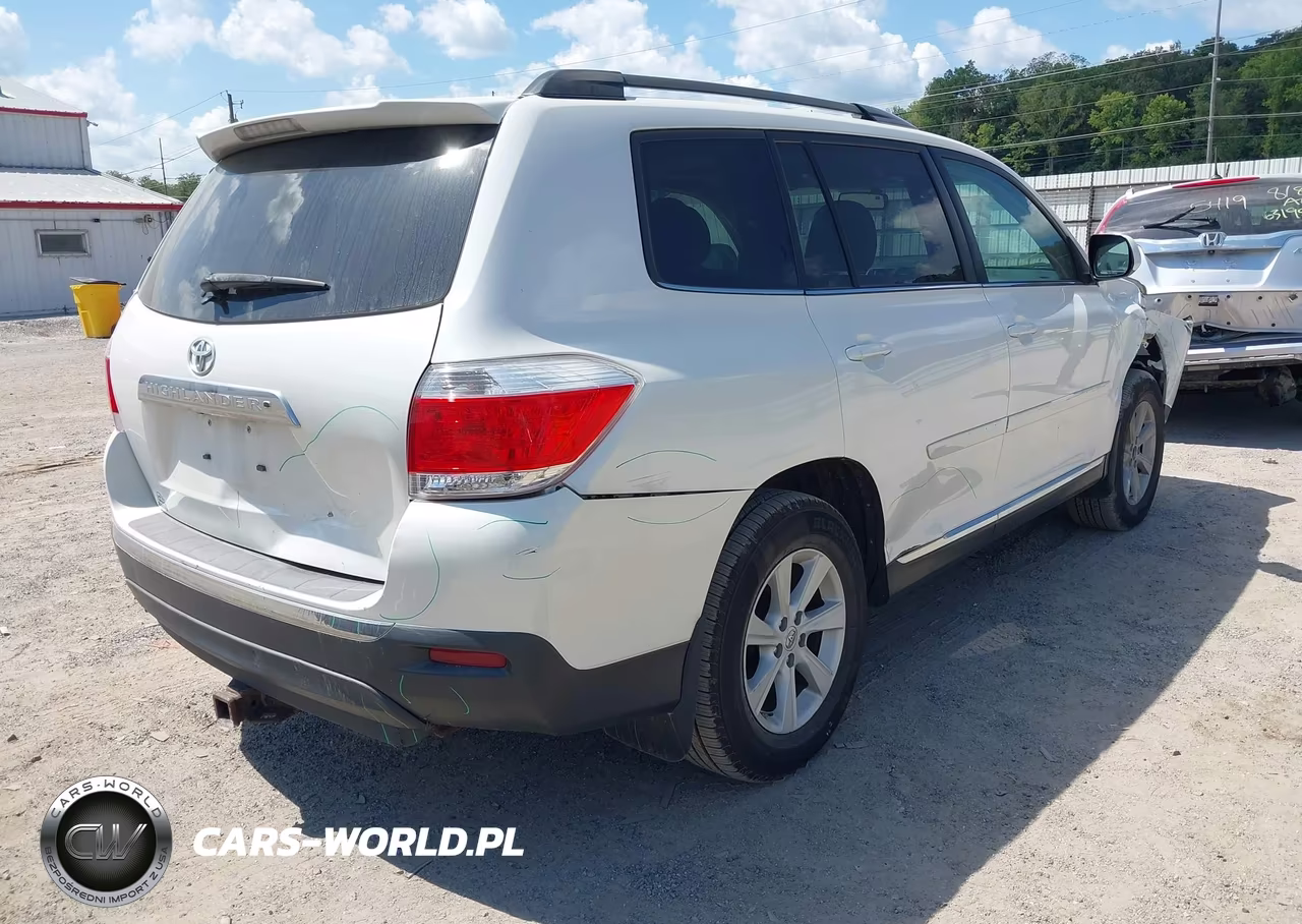 2012 Toyota Highlander Se V6 VIN:5TDZK3EH5CS081340 - 4