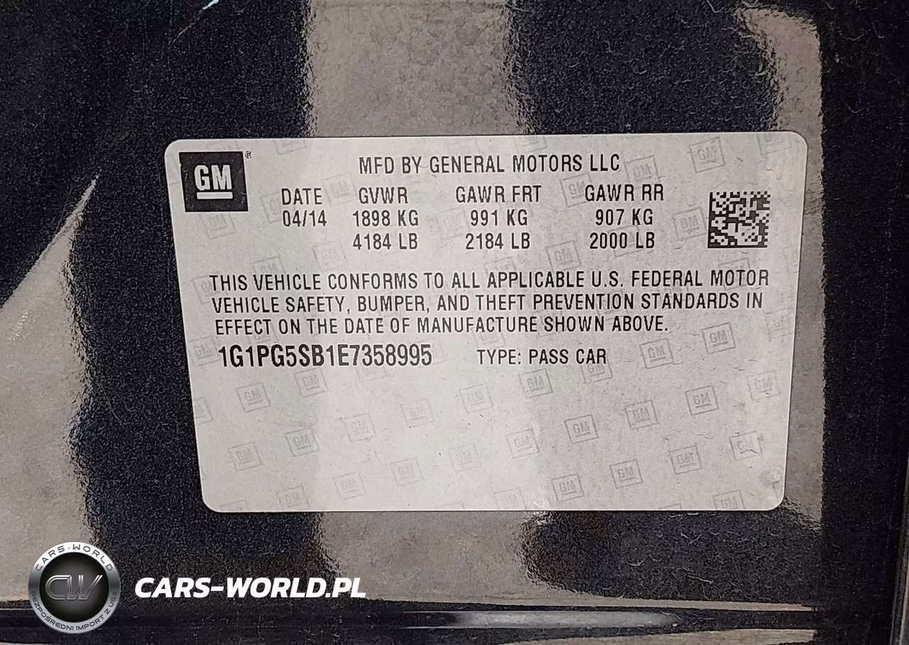 2014 Chevrolet Cruze Ltz VIN:1G1PG5SB1E7358995 - 9