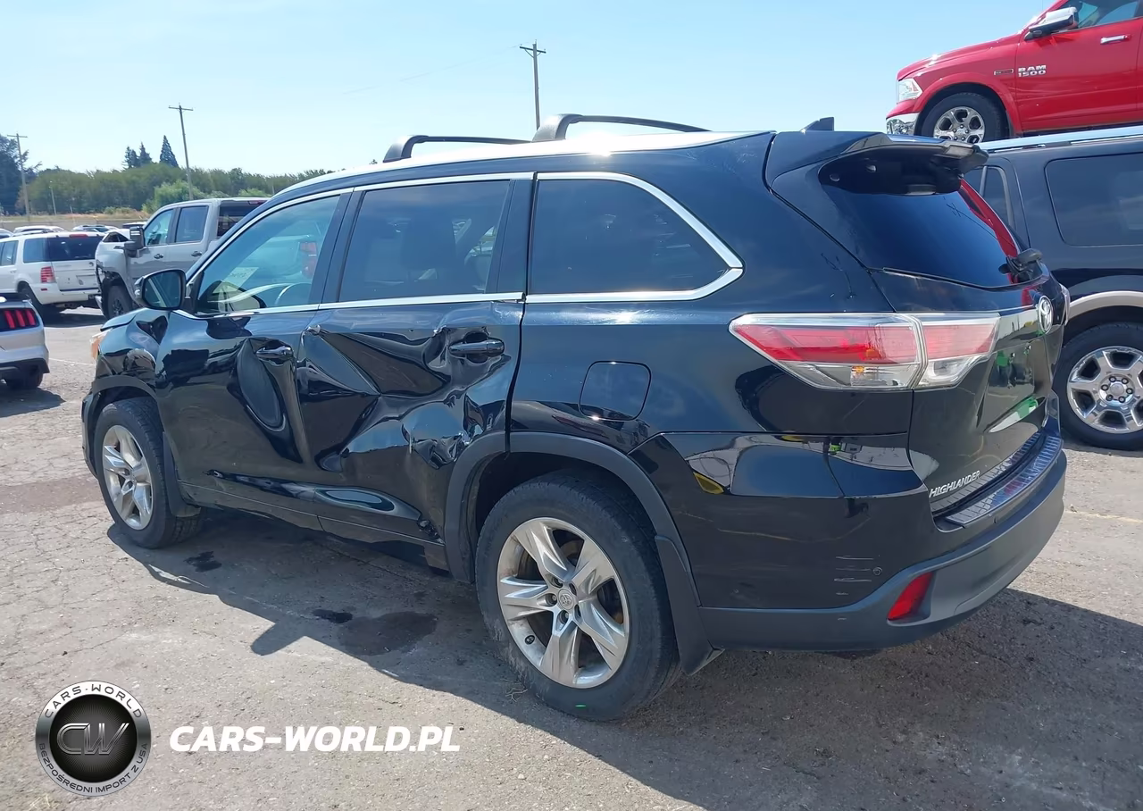 2014 Toyota Highlander Limited V6 VIN:5TDDKRFH1ES048351 - 3