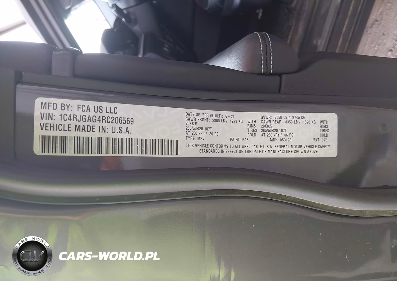 2024 Jeep Grand Cherokee Altitude X 4X2 VIN:1C4RJGAG4RC206569 - 9