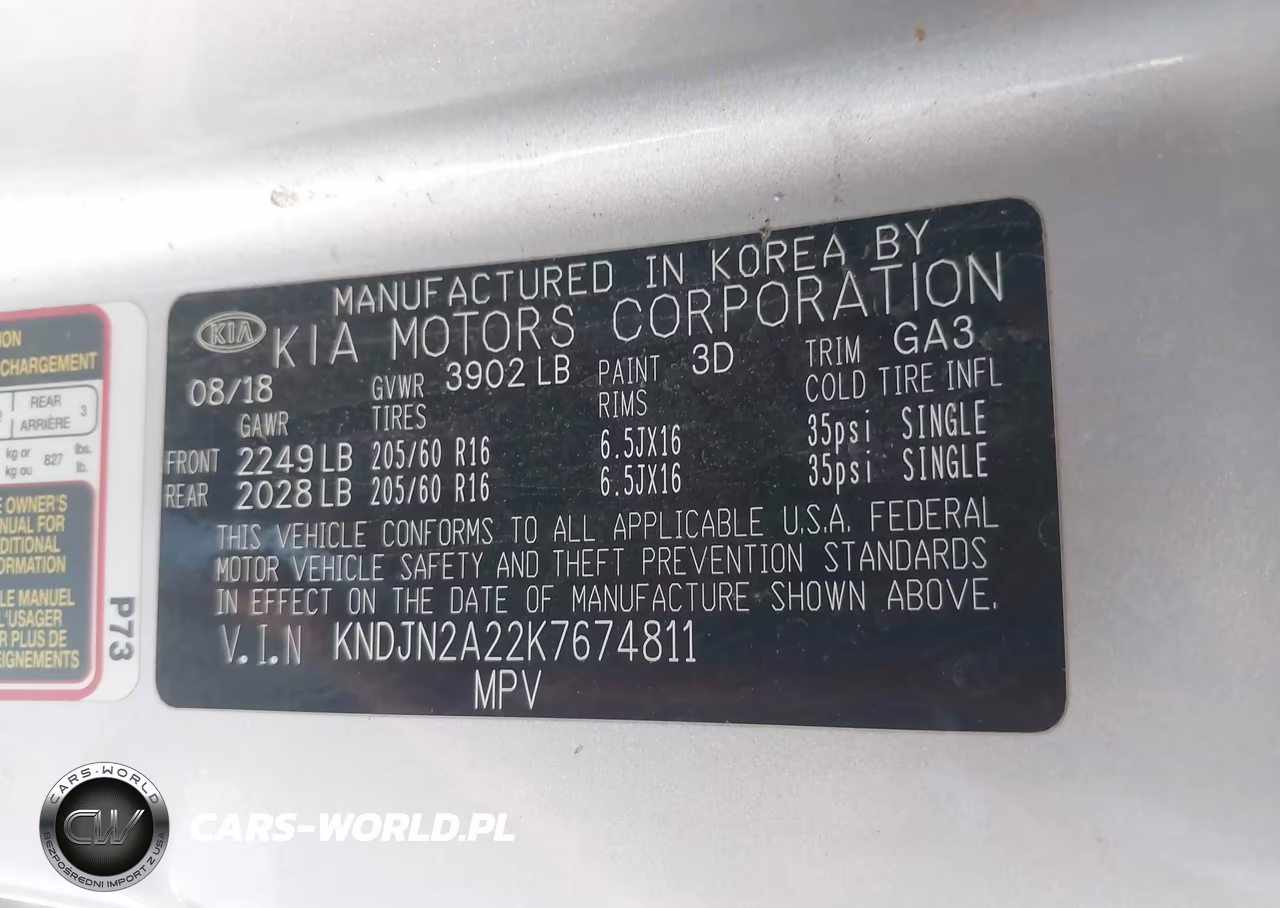 2019 Kia Soul VIN:KNDJN2A22K7674811 - 9
