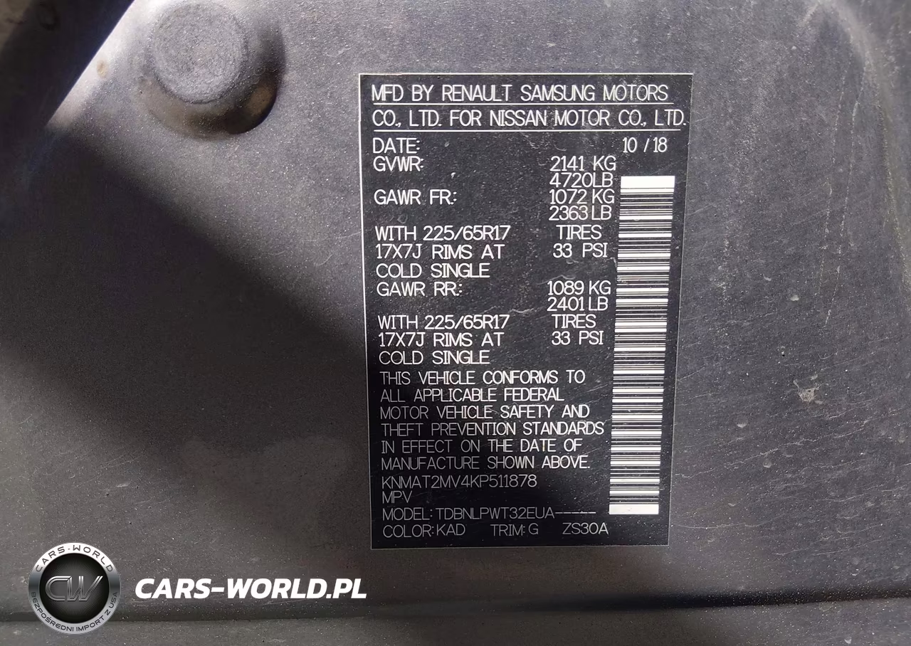 2019 Nissan Rogue S VIN:KNMAT2MV4KP511878 - 9