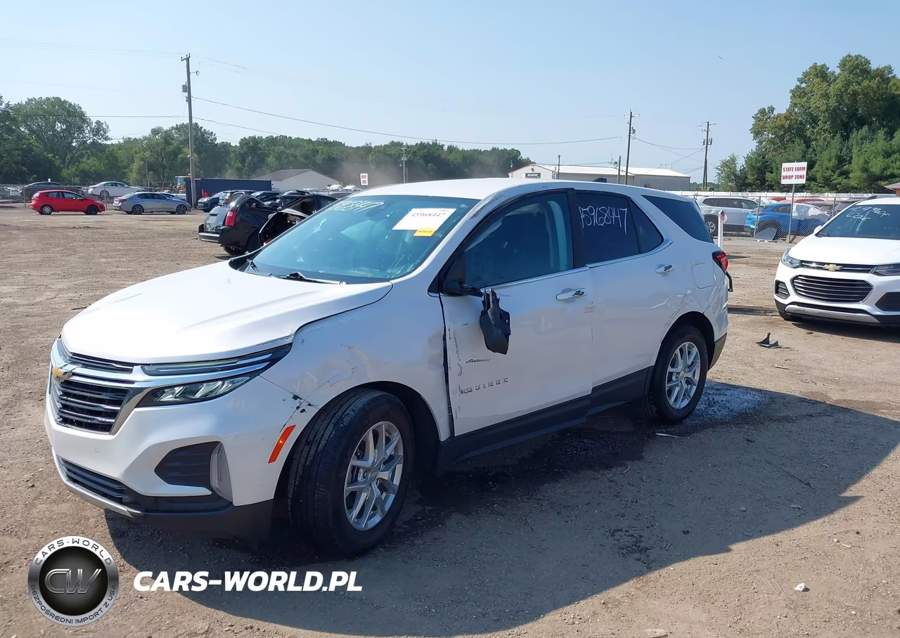 2022 Chevrolet Equinox Fwd Lt VIN:3GNAXKEVXNL161926 - 2