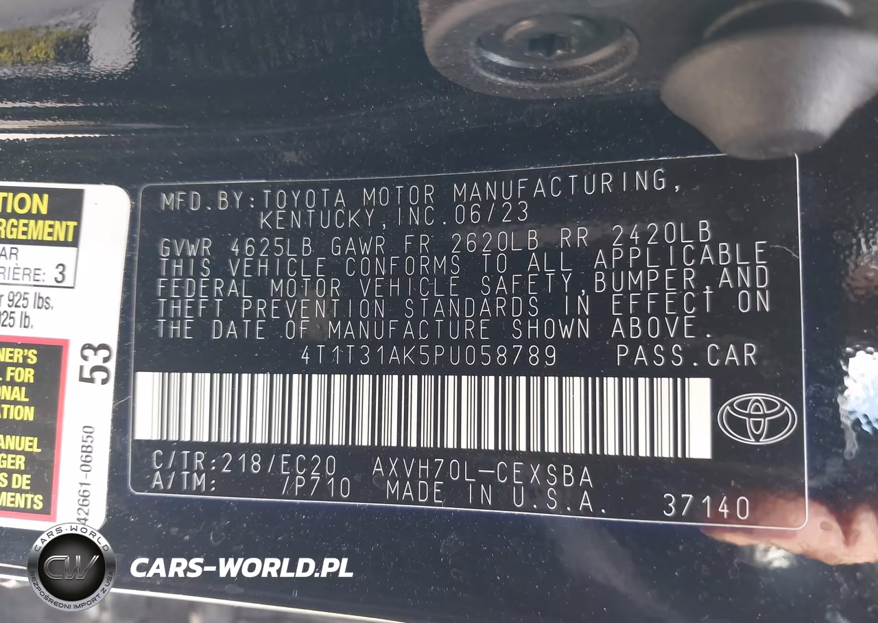2023 Toyota Camry Se Nightshade Edition Hybrid VIN:4T1T31AK5PU058789 - 9