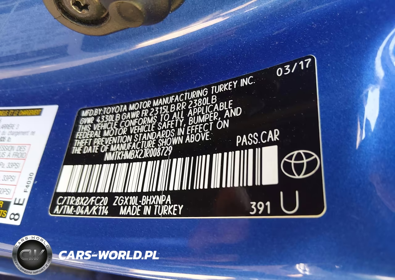2018 Toyota C-Hr Xle Premium VIN:NMTKHMBX2JR008729 - 9