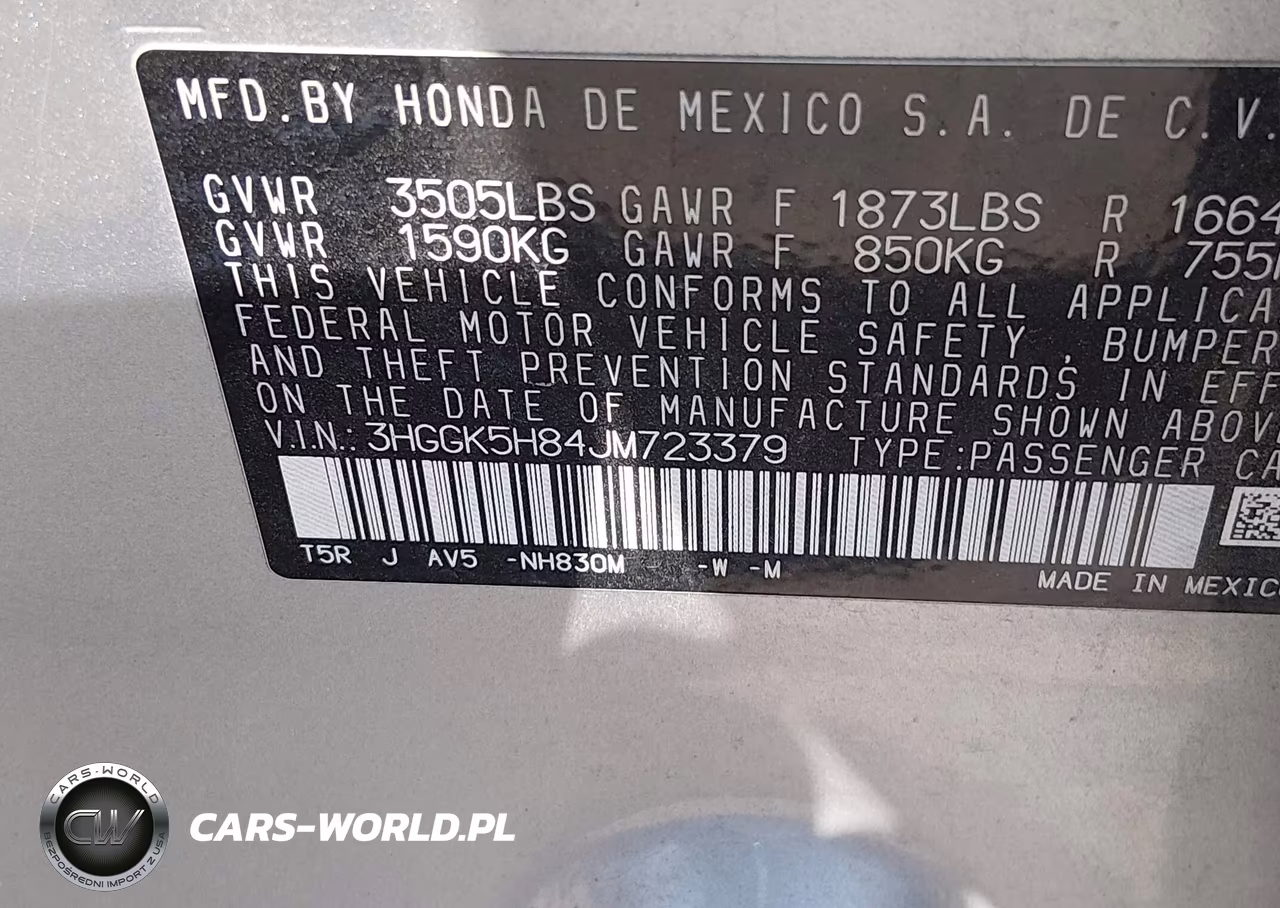 2018 Honda Fit Ex VIN:3HGGK5H84JM723379 - 9