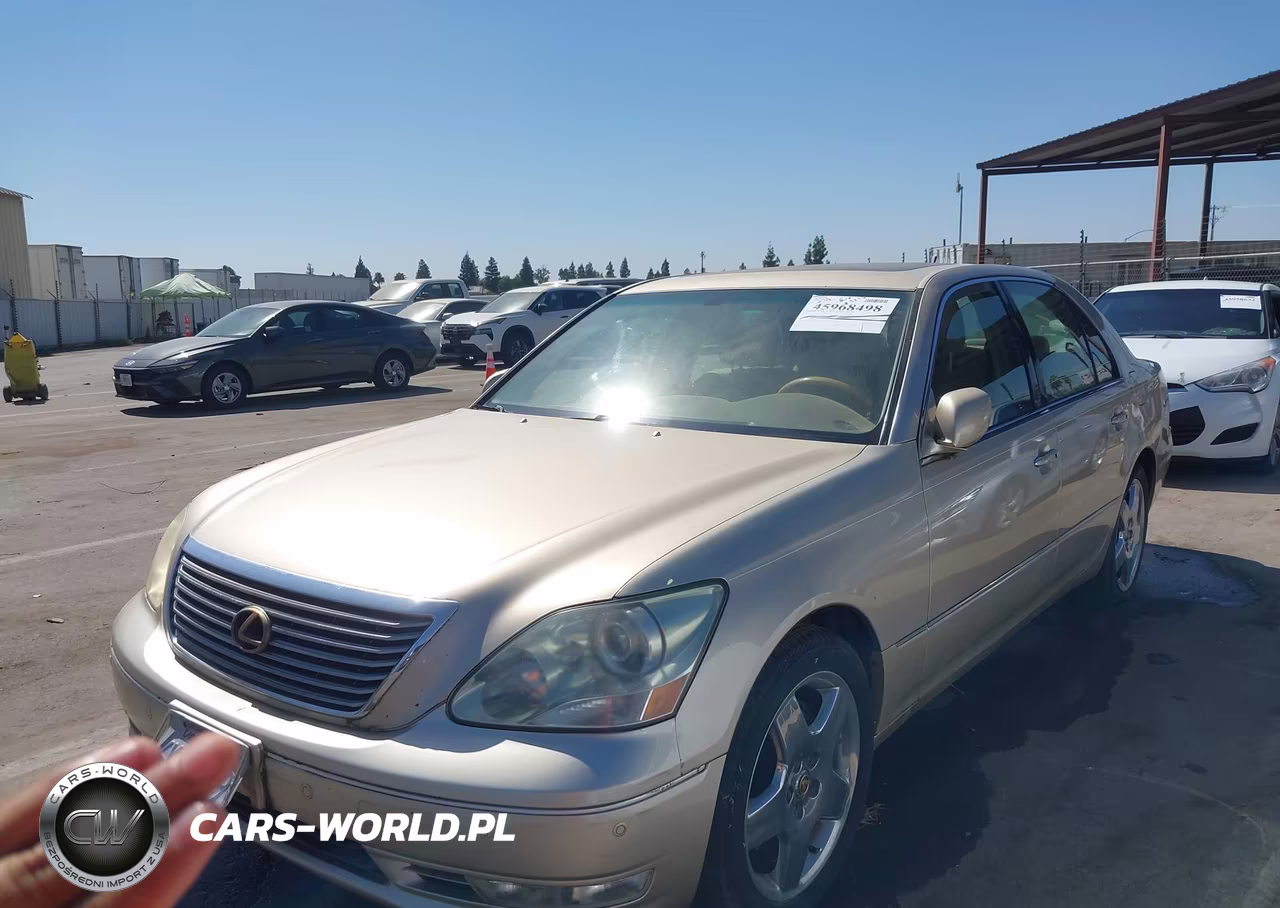 2005 Lexus Ls 430 VIN:JTHBN36F755019127 - 2