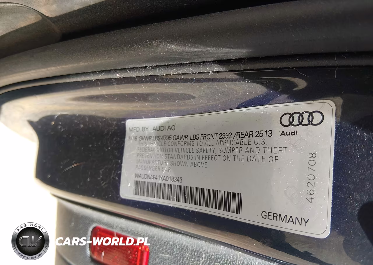 2019 Audi A4 45 Premium VIN:WAUDNAF41KA018343 - 9