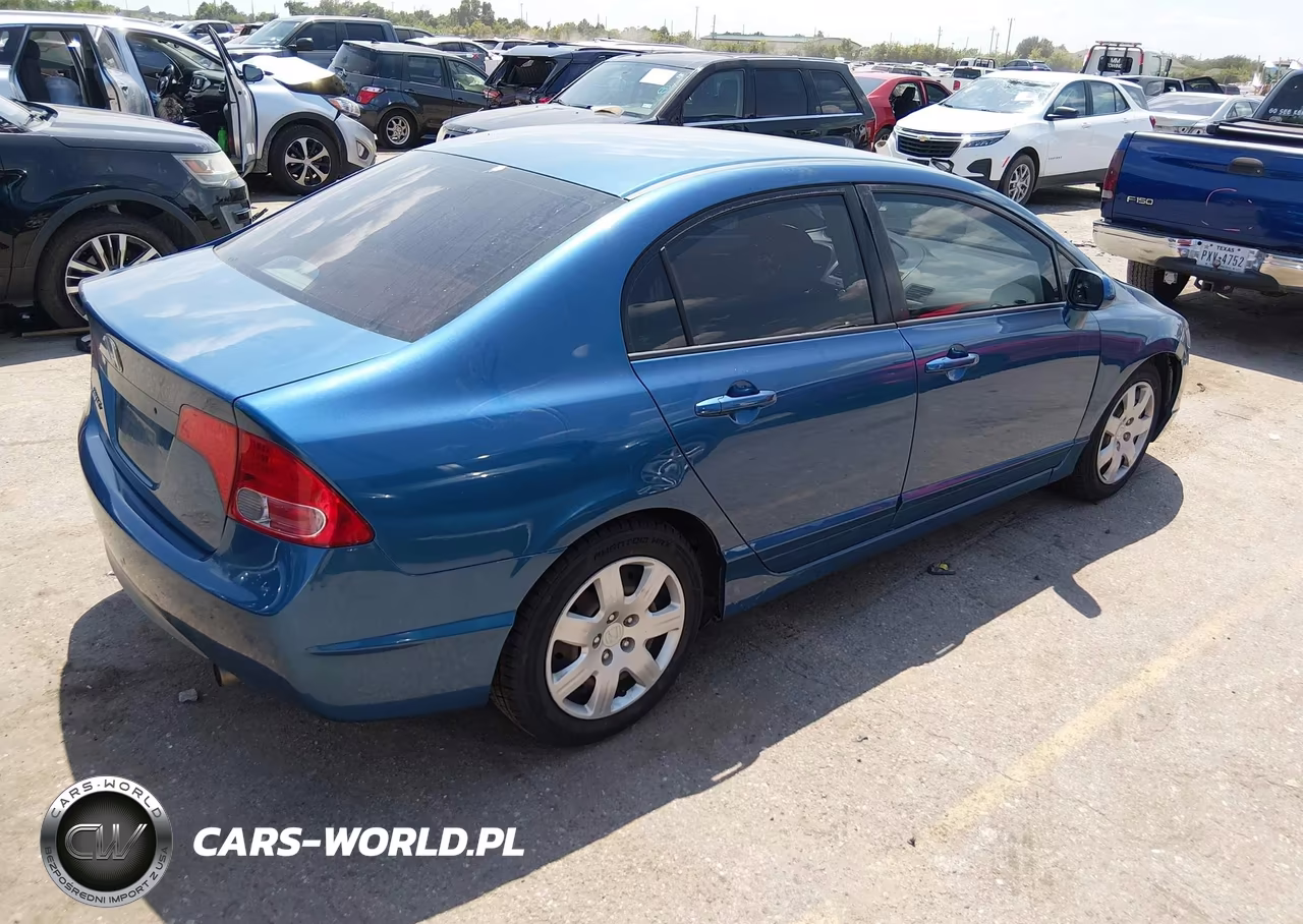 2008 Honda Civic Lx VIN:2HGFA16548H511414 - 4