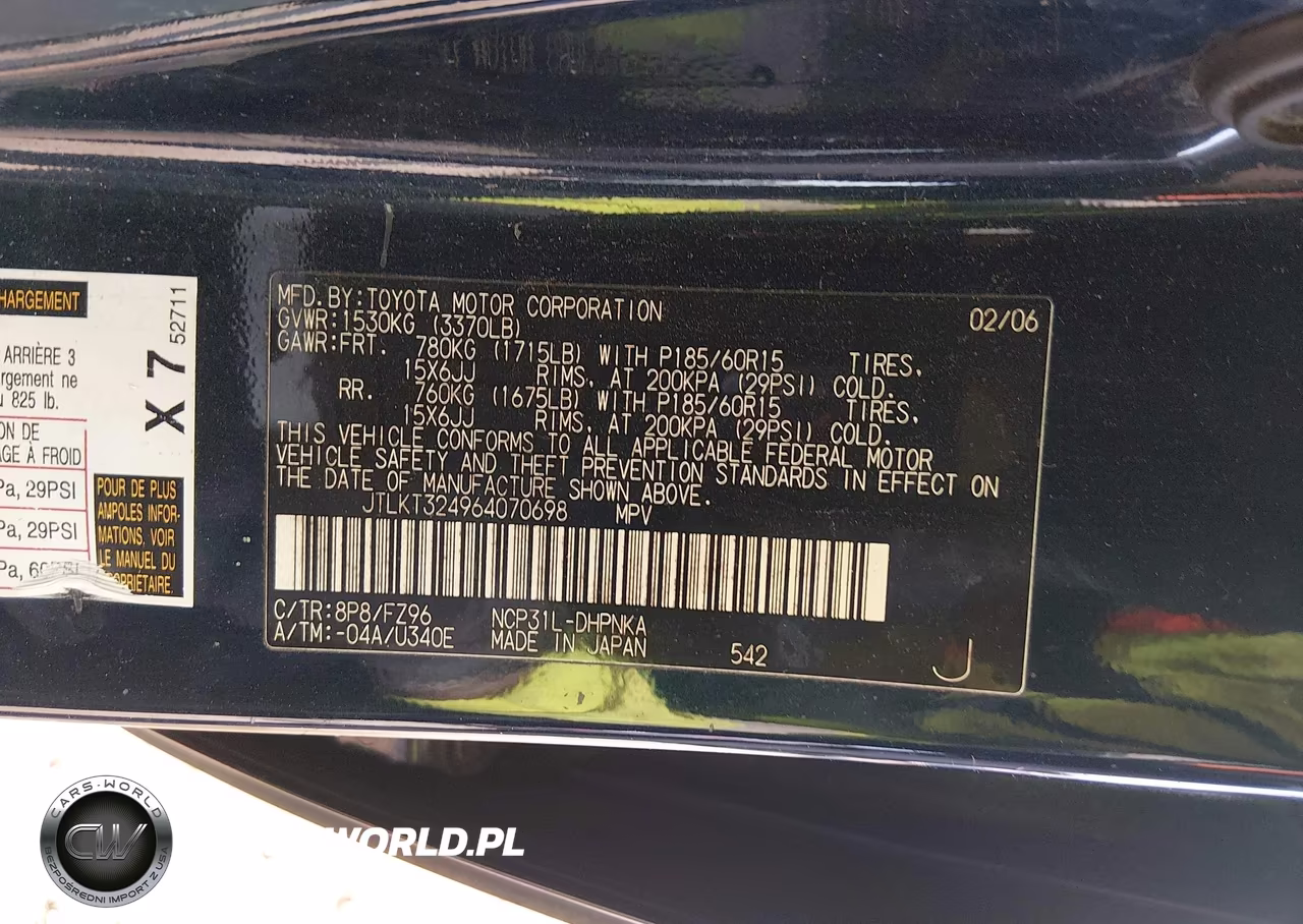 2006 Scion Xb VIN:JTLKT324964070698 - 9