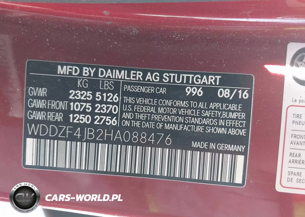 2017 Mercedes-Benz E 300 VIN:WDDZF4JB2HA088476 - 9