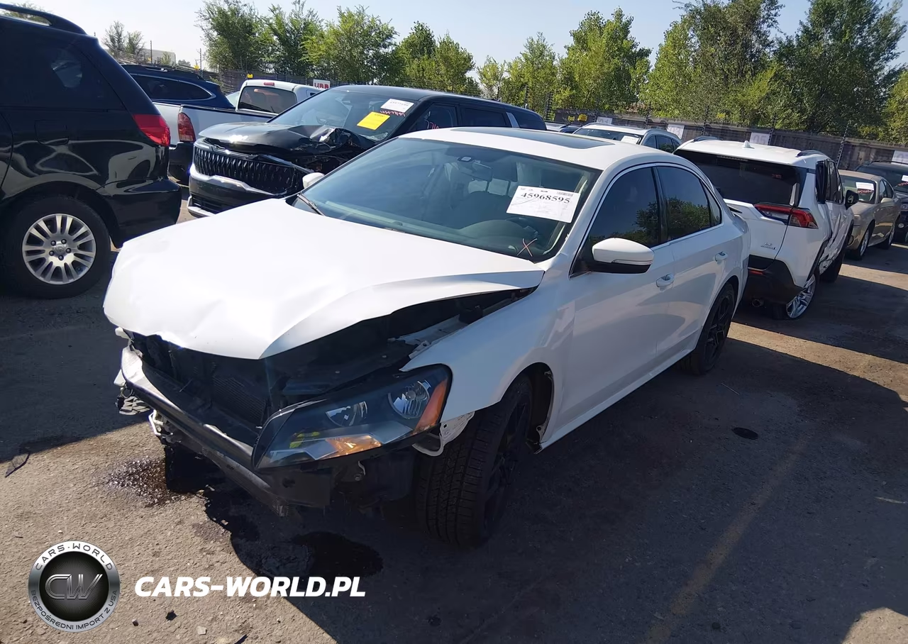 2015 Volkswagen Passat 2.0L Tdi Se VIN:1VWBV7A33FC093967 - 2