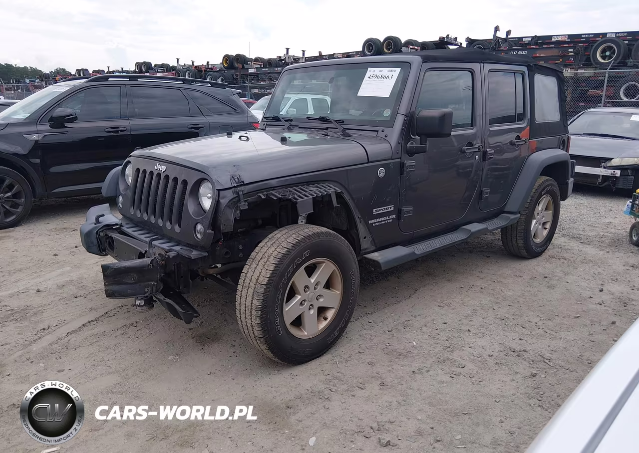2017 Jeep Wrangler Unlimited Sport 4X4 VIN:1C4BJWDG1HL567358 - 2