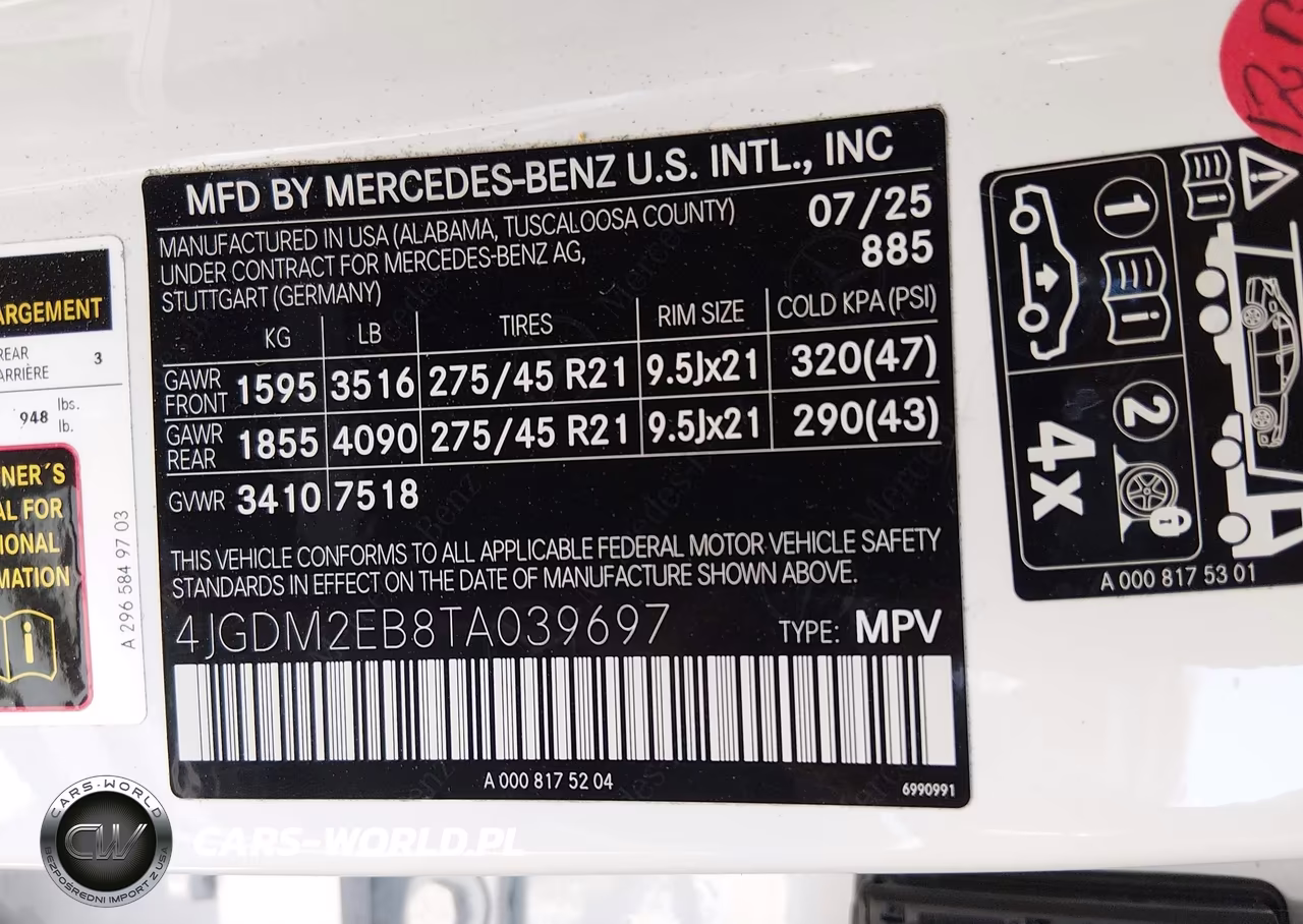 2026 Mercedes-Benz Eqs 400 Suv VIN:4JGDM2EB8TA039697 - 9