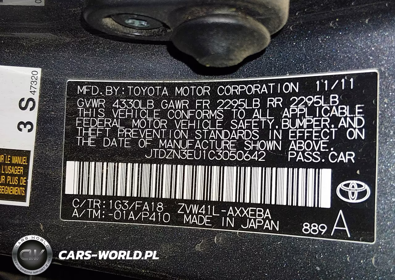 2012 Toyota Prius V Three VIN:JTDZN3EU1C3050642 - 9