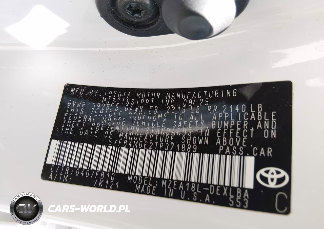 2026 Toyota Corolla Le VIN:5YFB4MDE2TP371889 - 9