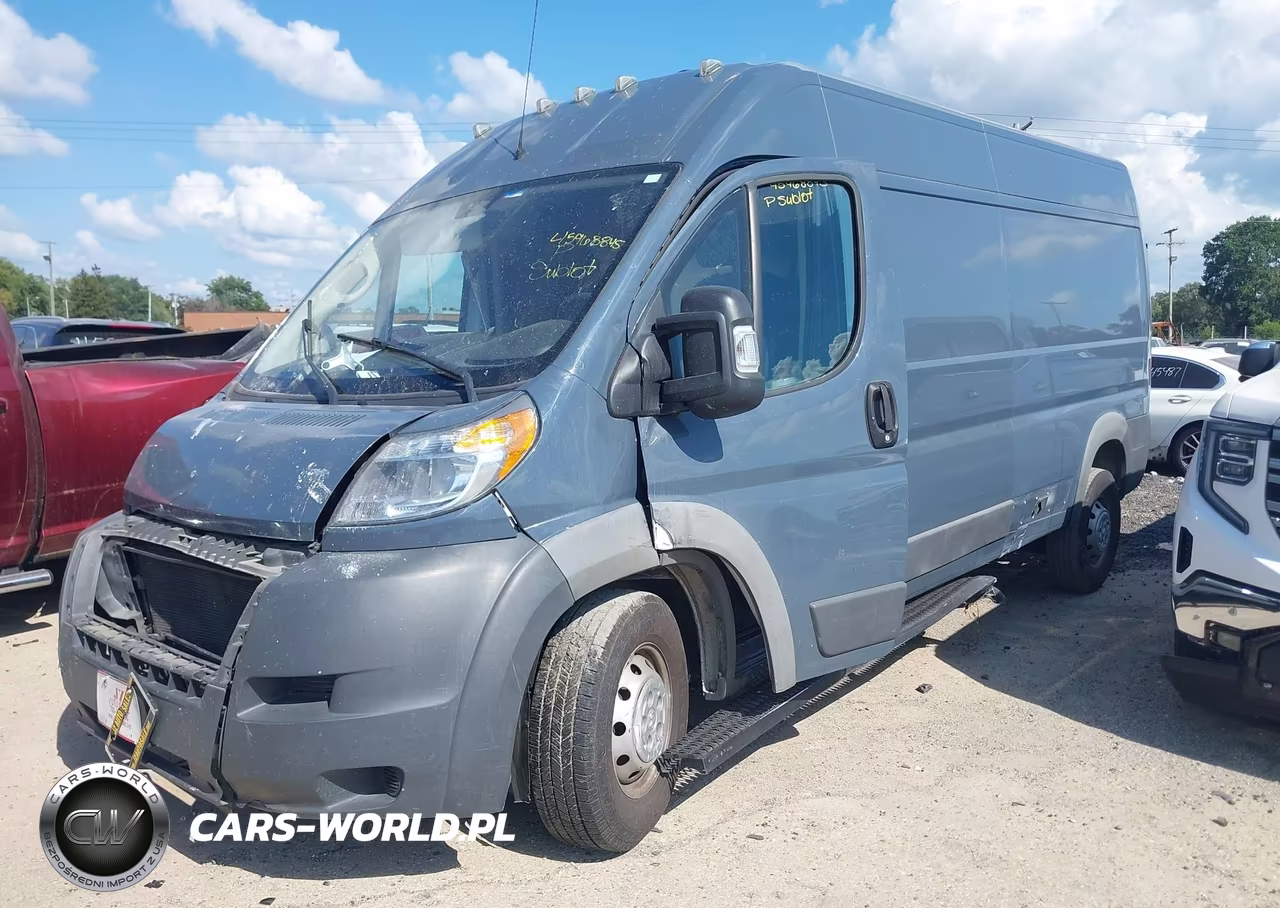 2018 Ram Promaster 2500 High Roof 159 Wb VIN:3C6TRVDG0JE161181 - 2