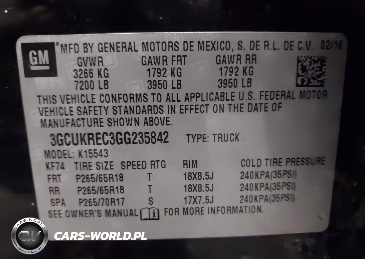 2016 Chevrolet Silverado 1500 Lt VIN:3GCUKREC3GG235842 - 9