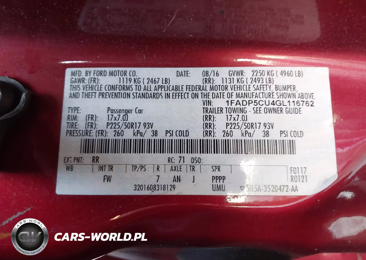2016 Ford C-Max Energi Sel VIN:1FADP5CU4GL116762 - 9