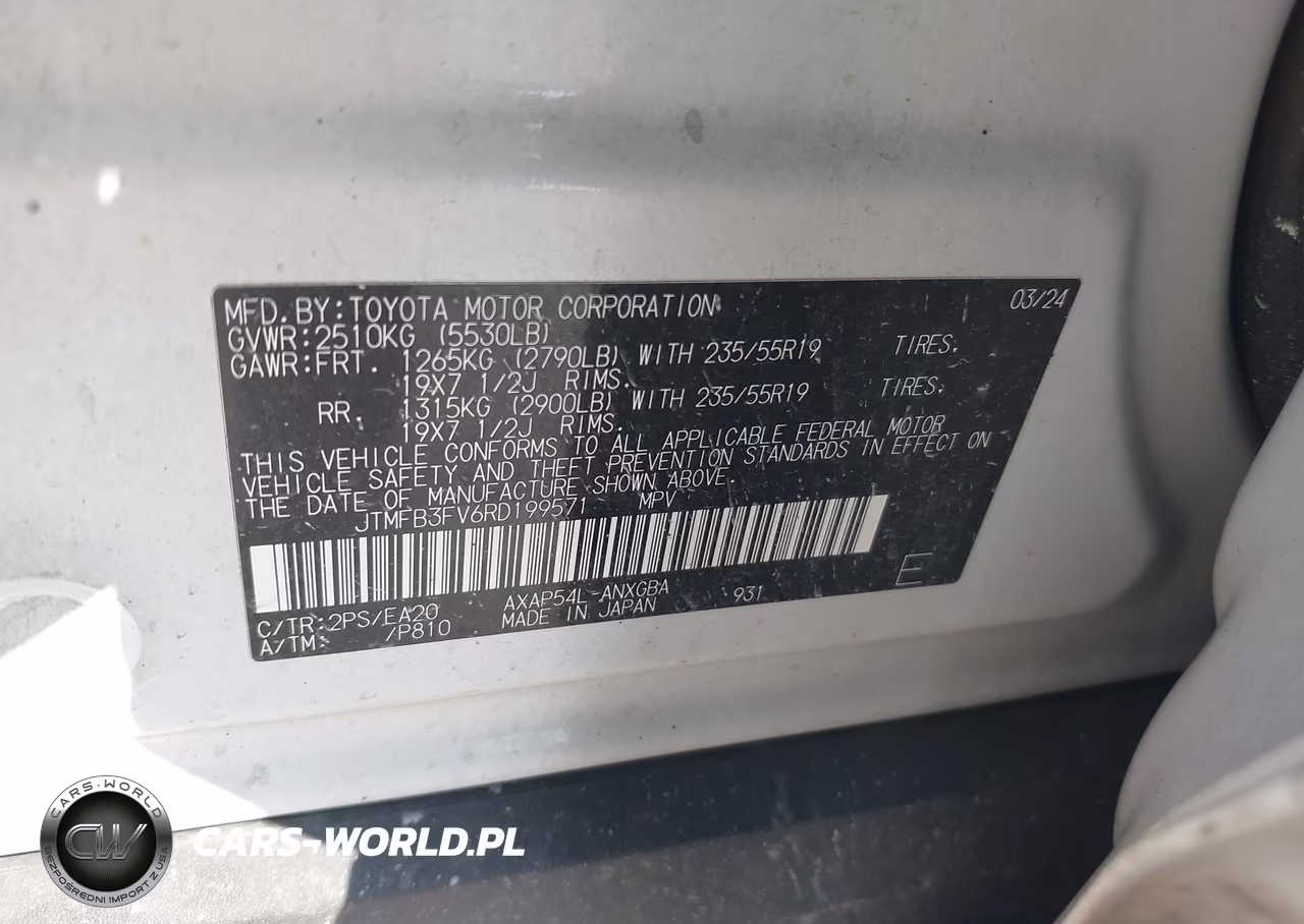 2024 Toyota Rav4 Prime Xse VIN:JTMFB3FV6RD199571 - 9