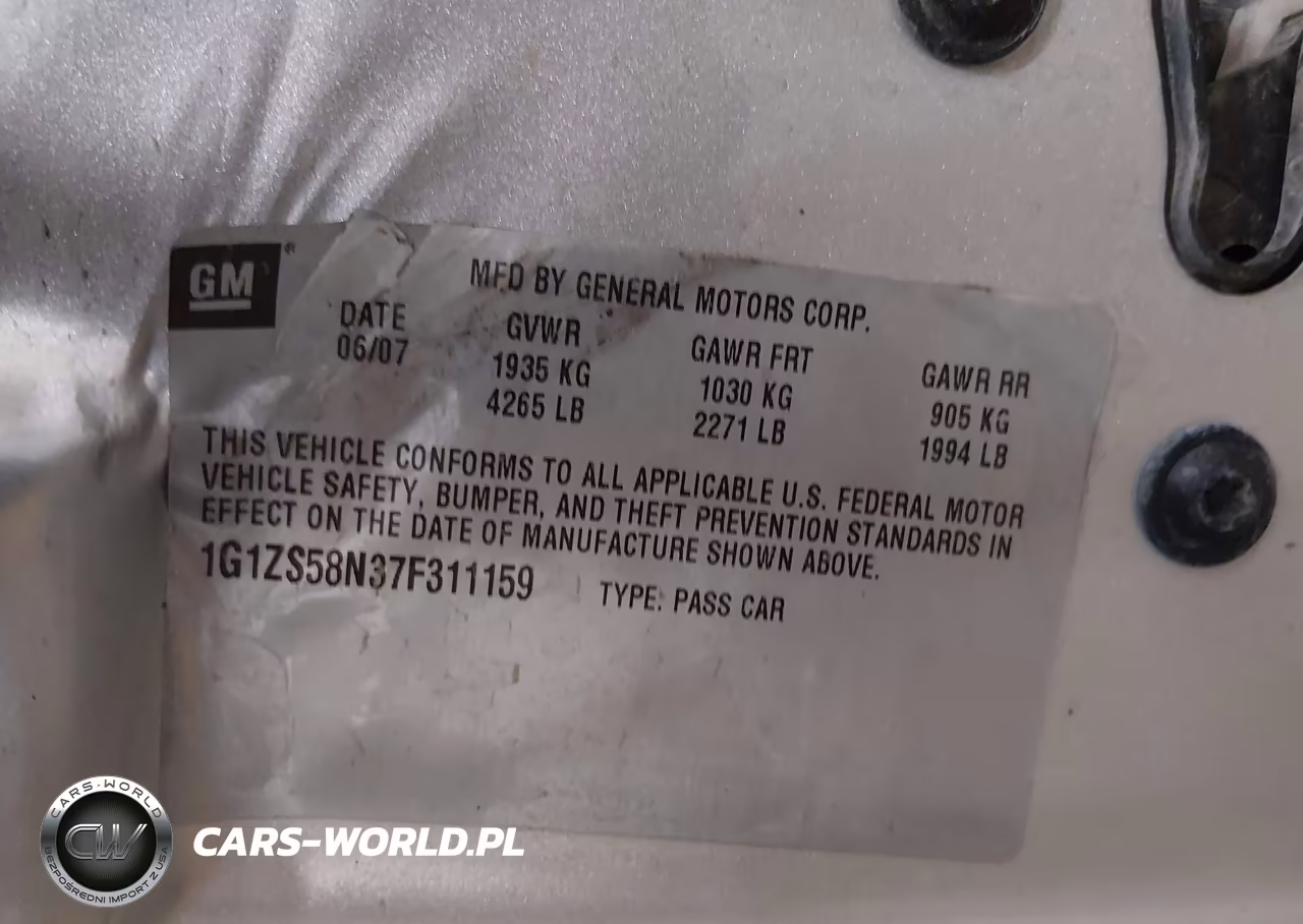 2007 Chevrolet Malibu Ls VIN:1G1ZS58N37F311159 - 9