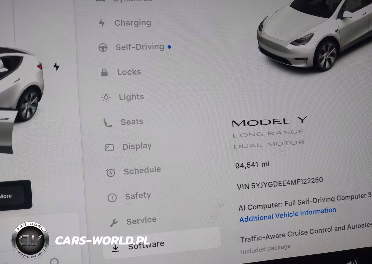 2021 Tesla Model Y Long Range Dual Motor All-Wheel Drive VIN:5YJYGDEE4MF122250 - 7