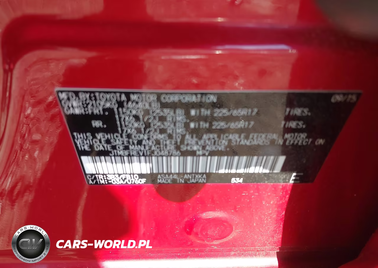 2015 Toyota Rav4 Le VIN:JTMBFREV1FJ048786 - 9