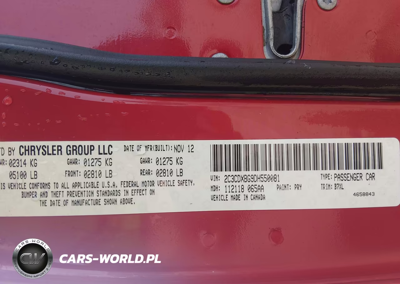 2013 Dodge Charger Se VIN:2C3CDXBG9DH550081 - 9