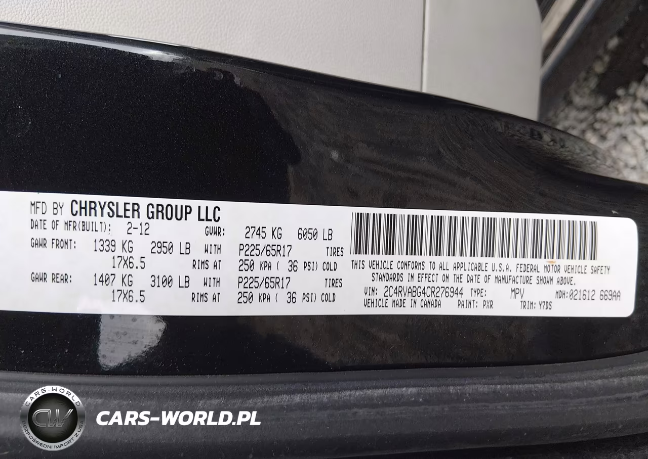 2012 Volkswagen Routan Se VIN:2C4RVABG4CR276944 - 9