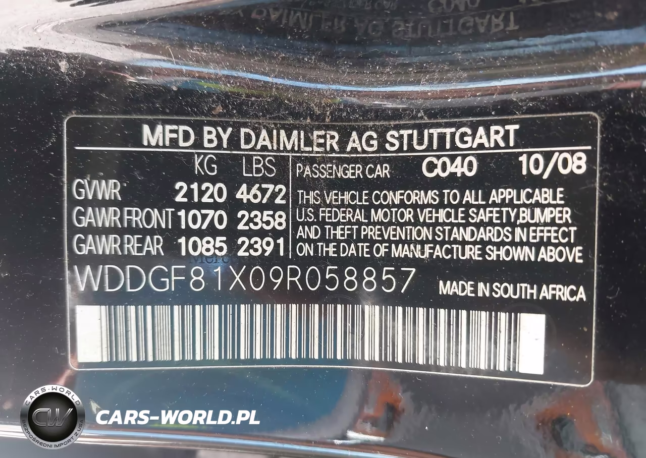 2009 Mercedes-Benz C 300 Luxury 4Matic VIN:WDDGF81X09R058857 - 9