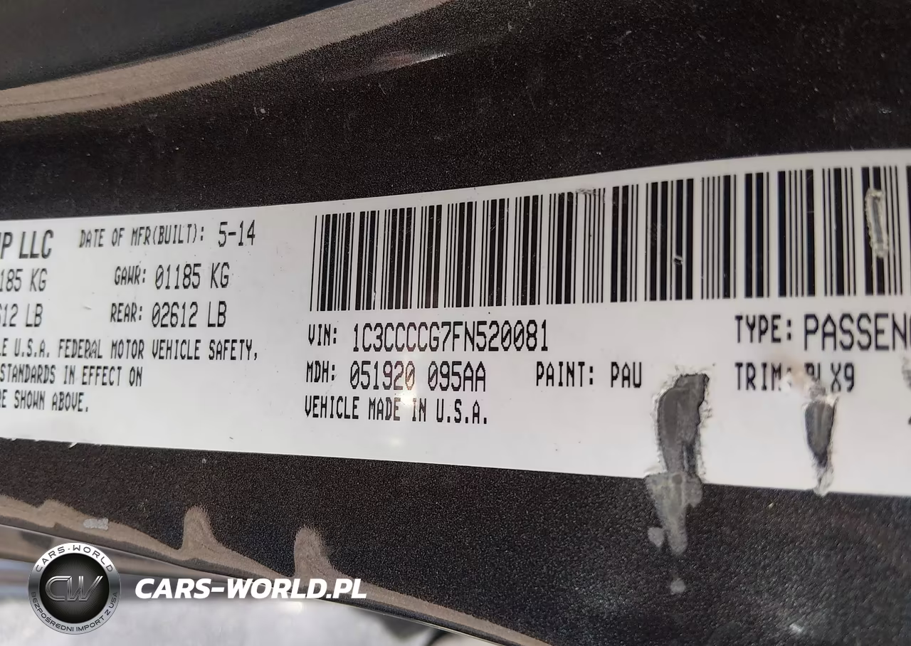 2015 Chrysler 200 C VIN:1C3CCCCG7FN520081 - 9
