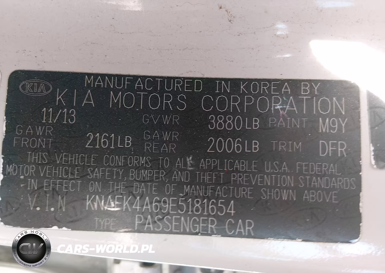 2014 Kia Forte Lx VIN:KNAFK4A69E5181654 - 9