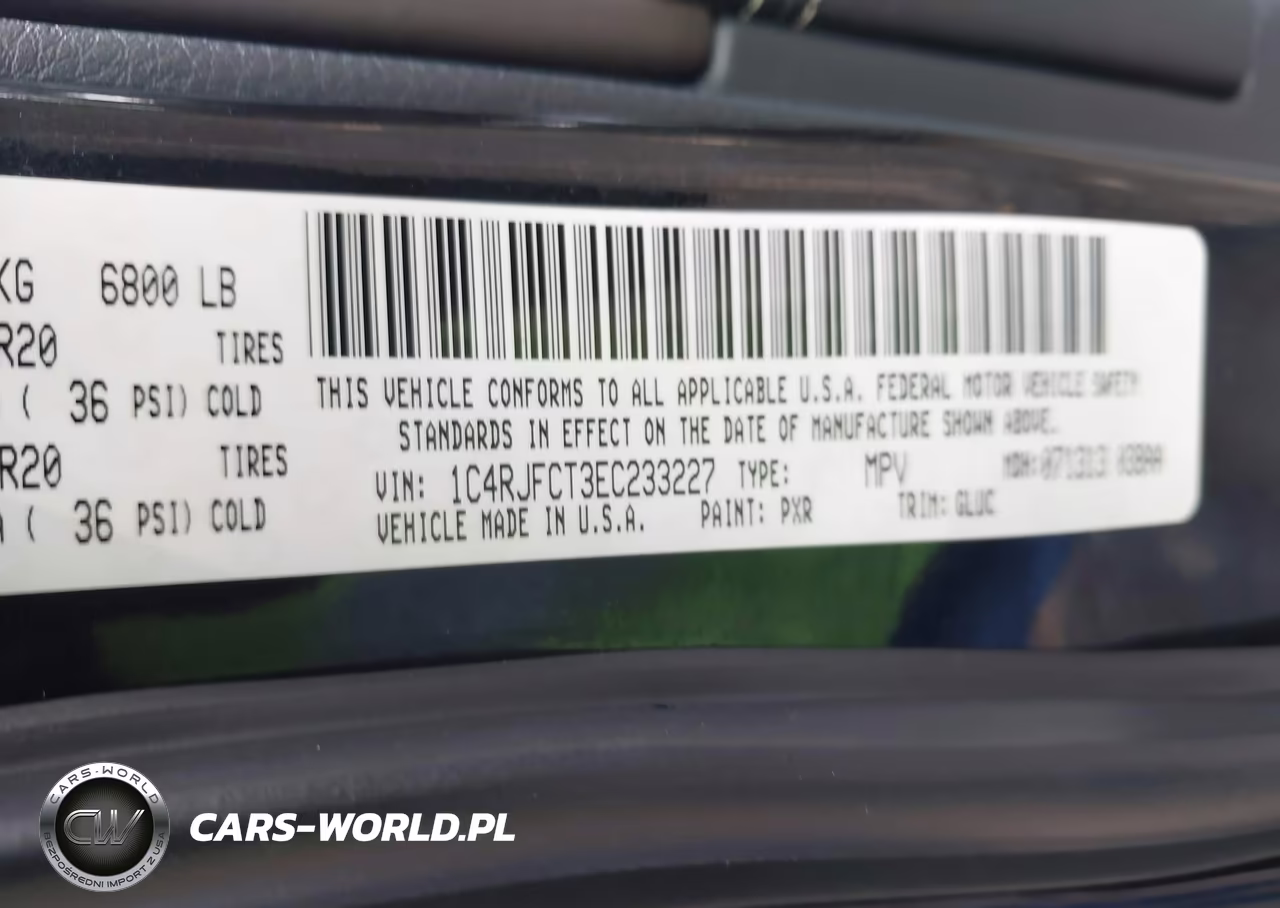 2014 Jeep Grand Cherokee Overland VIN:1C4RJFCT3EC233227 - 9