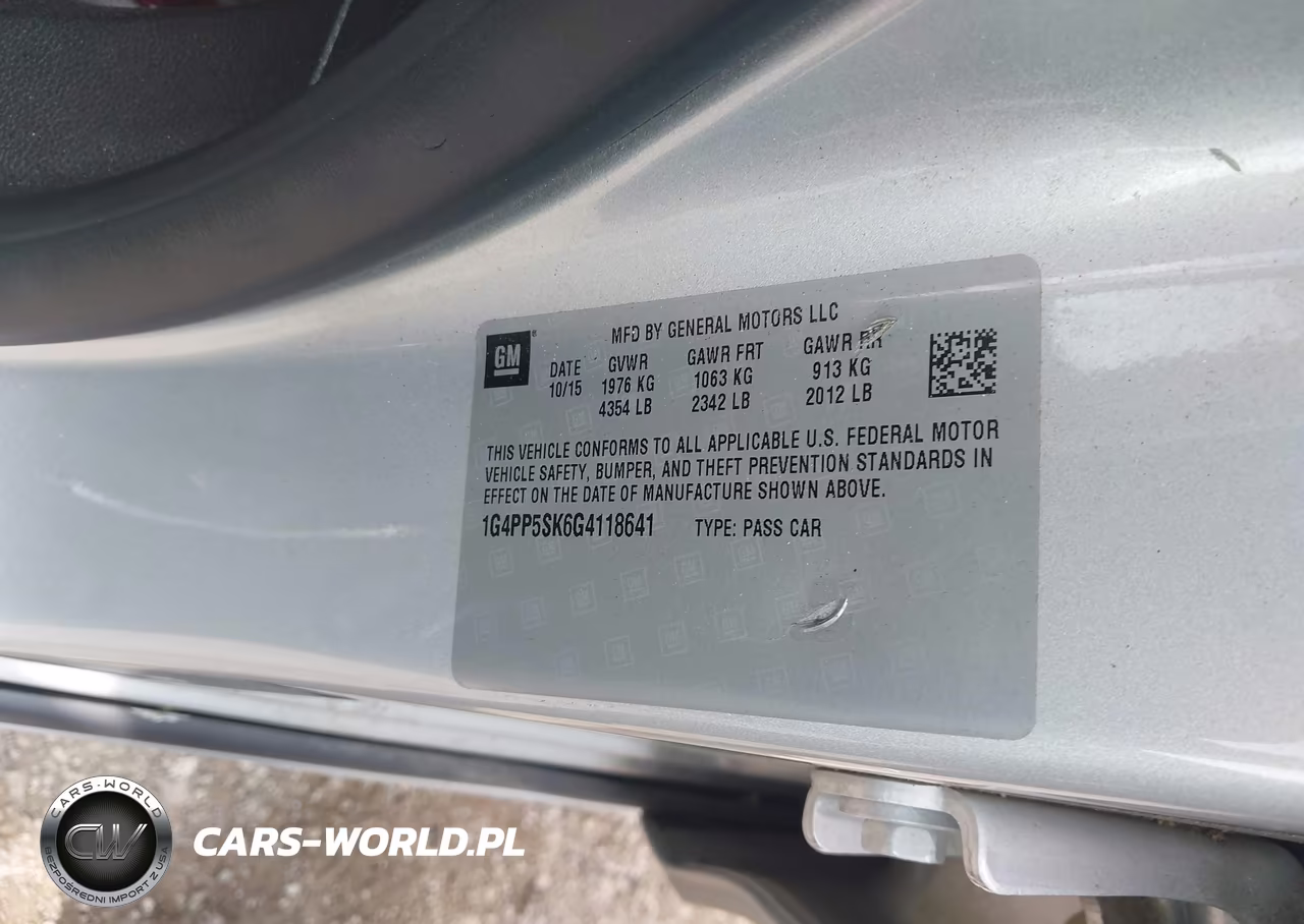 2016 Buick Verano VIN:1G4PP5SK6G4118641 - 9