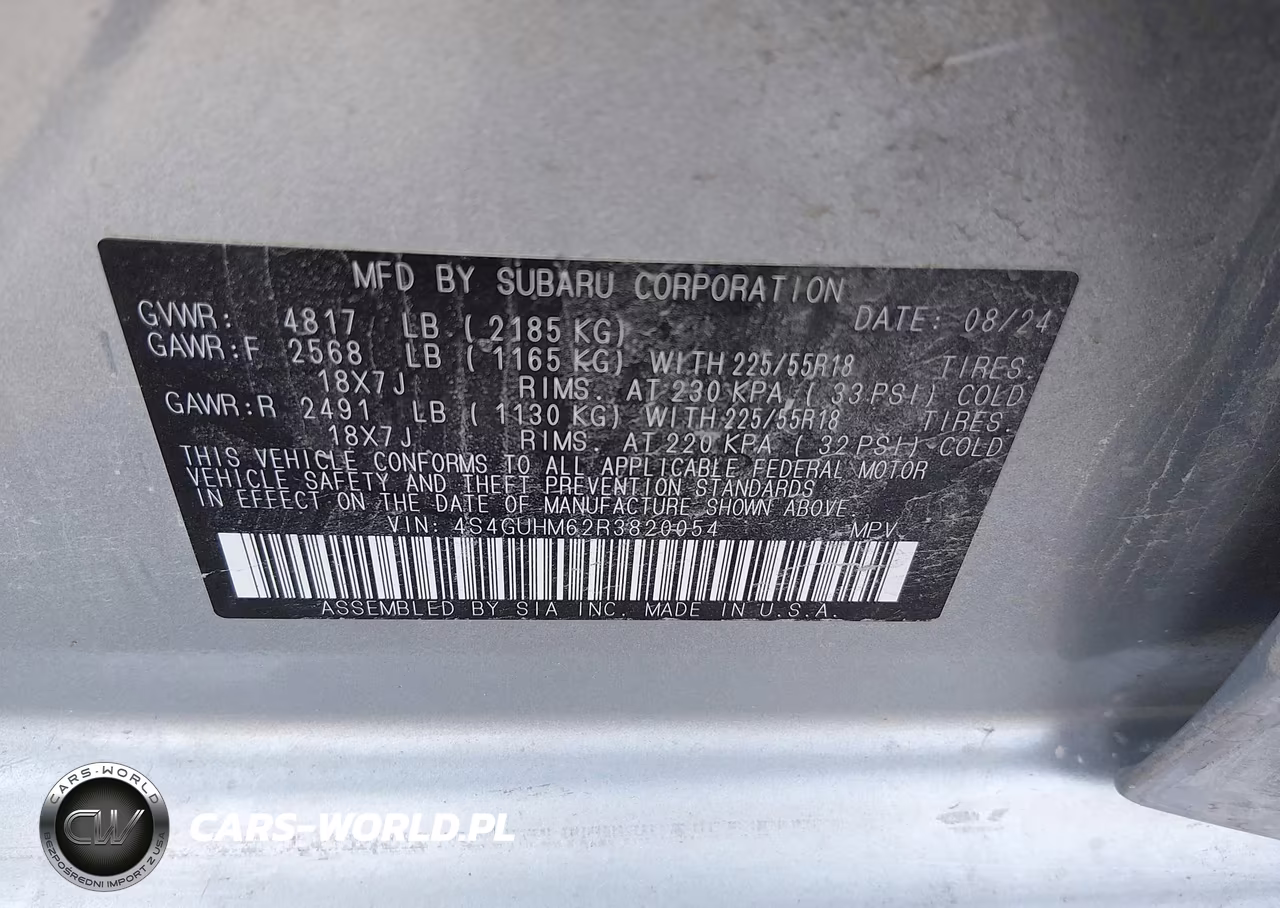 2024 Subaru Crosstrek Limited VIN:4S4GUHM62R3820054 - 9