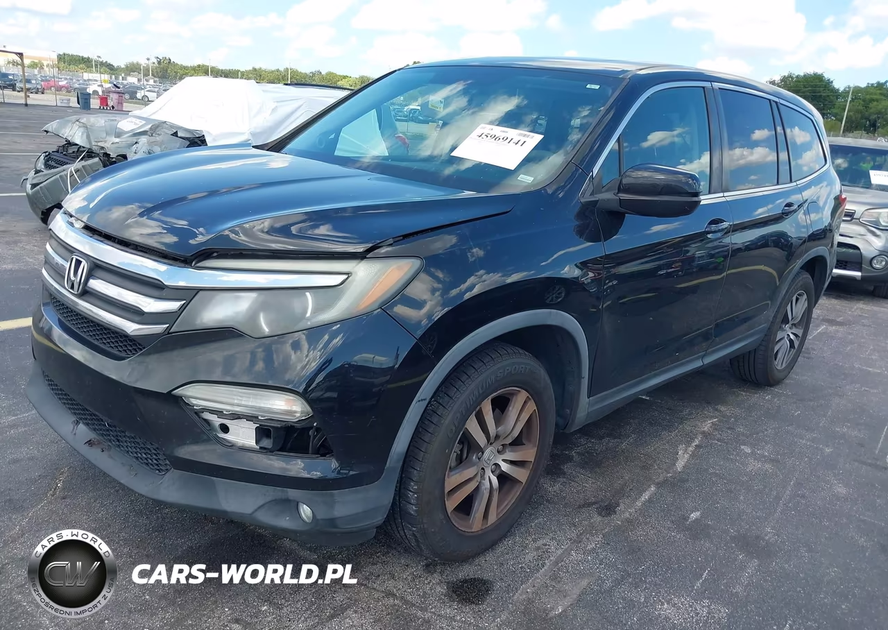 2017 Honda Pilot Ex-L VIN:5FNYF5H58HB030049 - 2