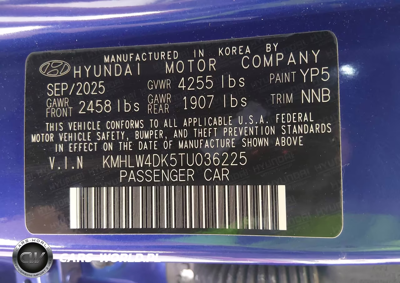 2026 Hyundai Elantra N VIN:KMHLW4DK5TU036225 - 9