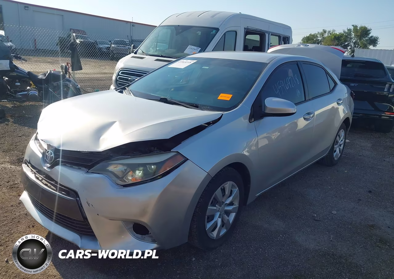 2015 Toyota Corolla Le VIN:5YFBURHE2FP340024 - 2