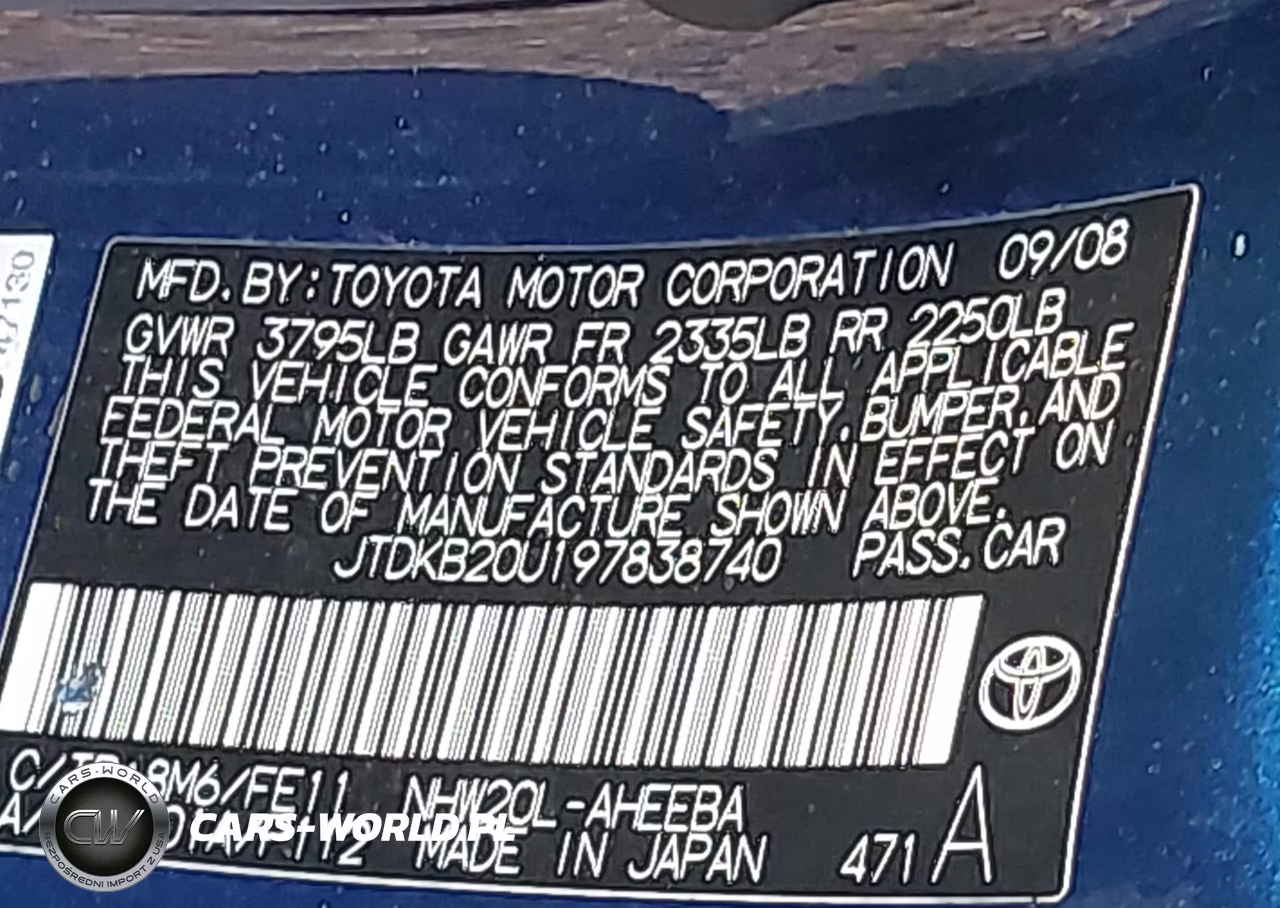 2009 Toyota Prius VIN:JTDKB20U197838740 - 9