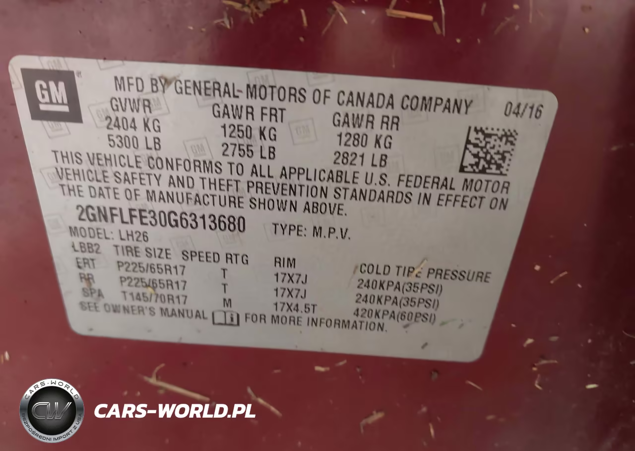 2016 Chevrolet Equinox Lt VIN:2GNFLFE30G6313680 - 9