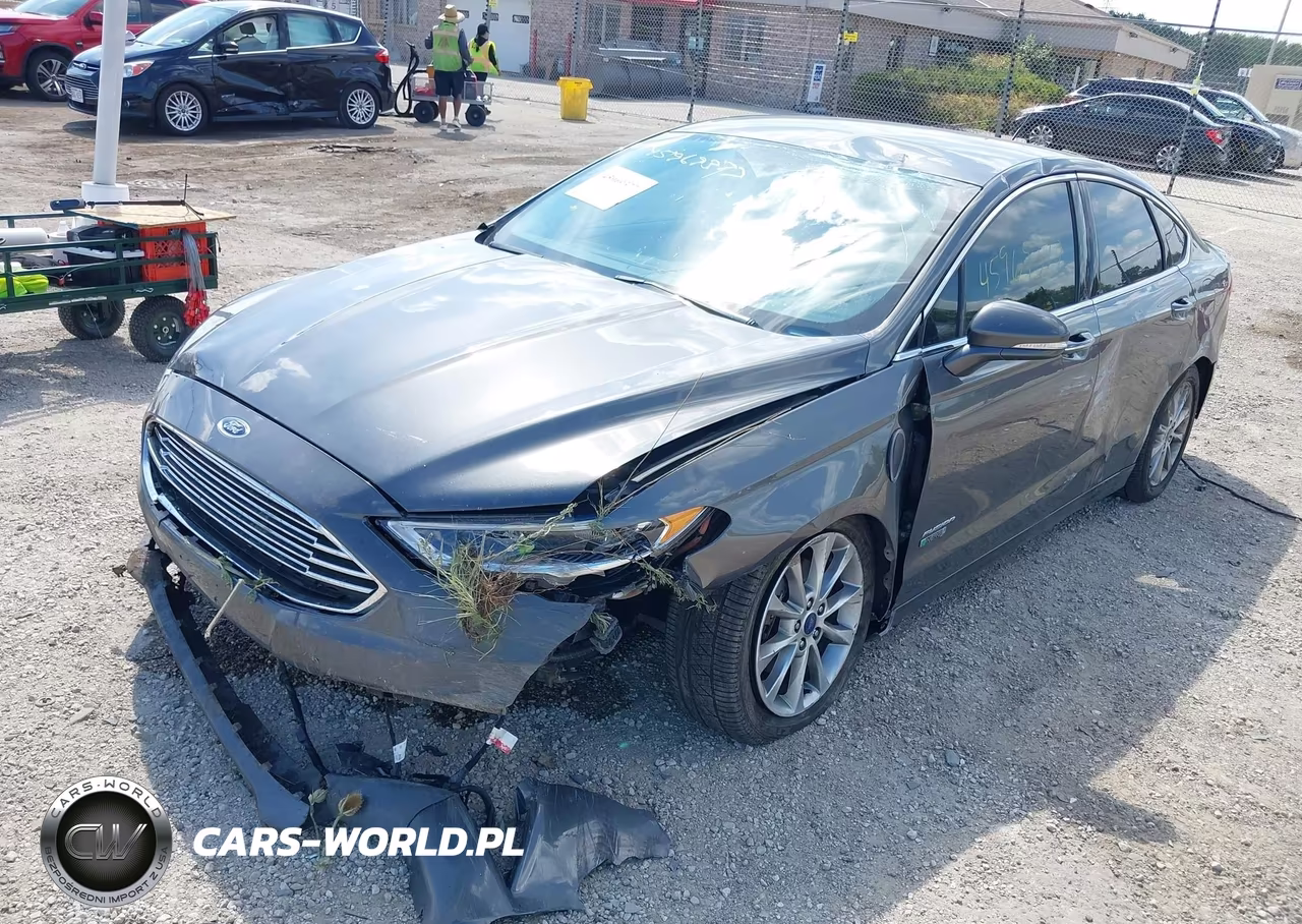 2017 Ford Fusion Energi Titanium VIN:3FA6P0SUXHR191580 - 2