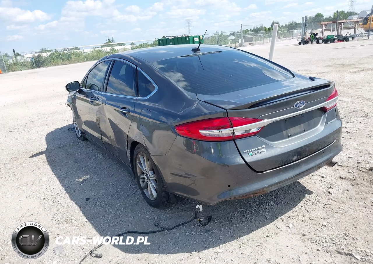 2017 Ford Fusion Energi Titanium VIN:3FA6P0SUXHR191580 - 3