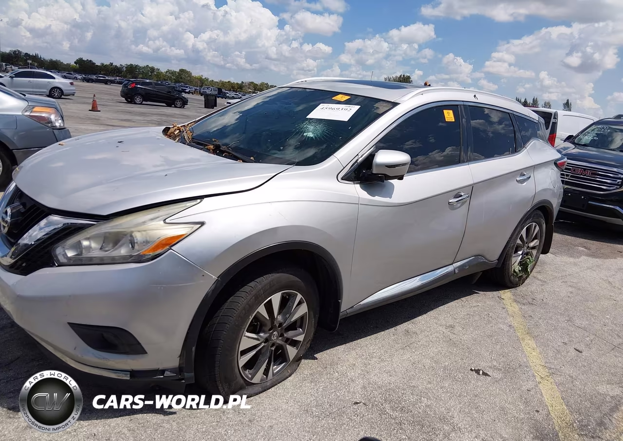 2016 Nissan Murano Sl VIN:5N1AZ2MH6GN116978 - 2