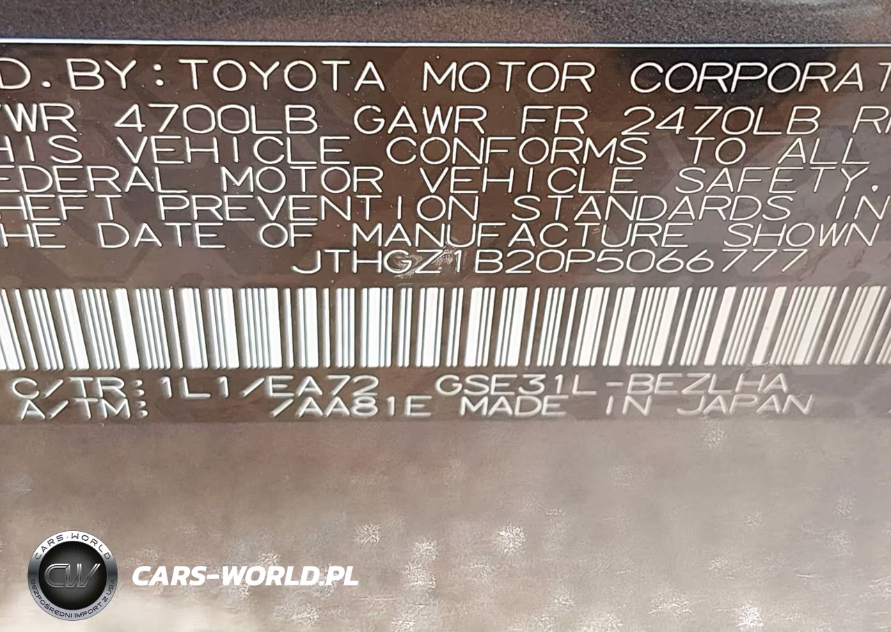 2023 Lexus Is 350 F Sport VIN:JTHGZ1B20P5066777 - 9