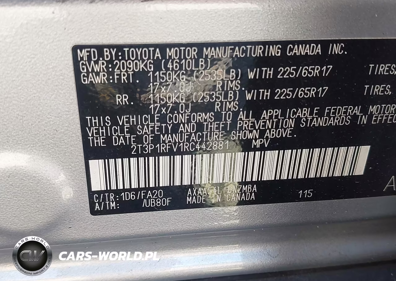 2024 Toyota Rav4 Xle VIN:2T3P1RFV1RC442881 - 9