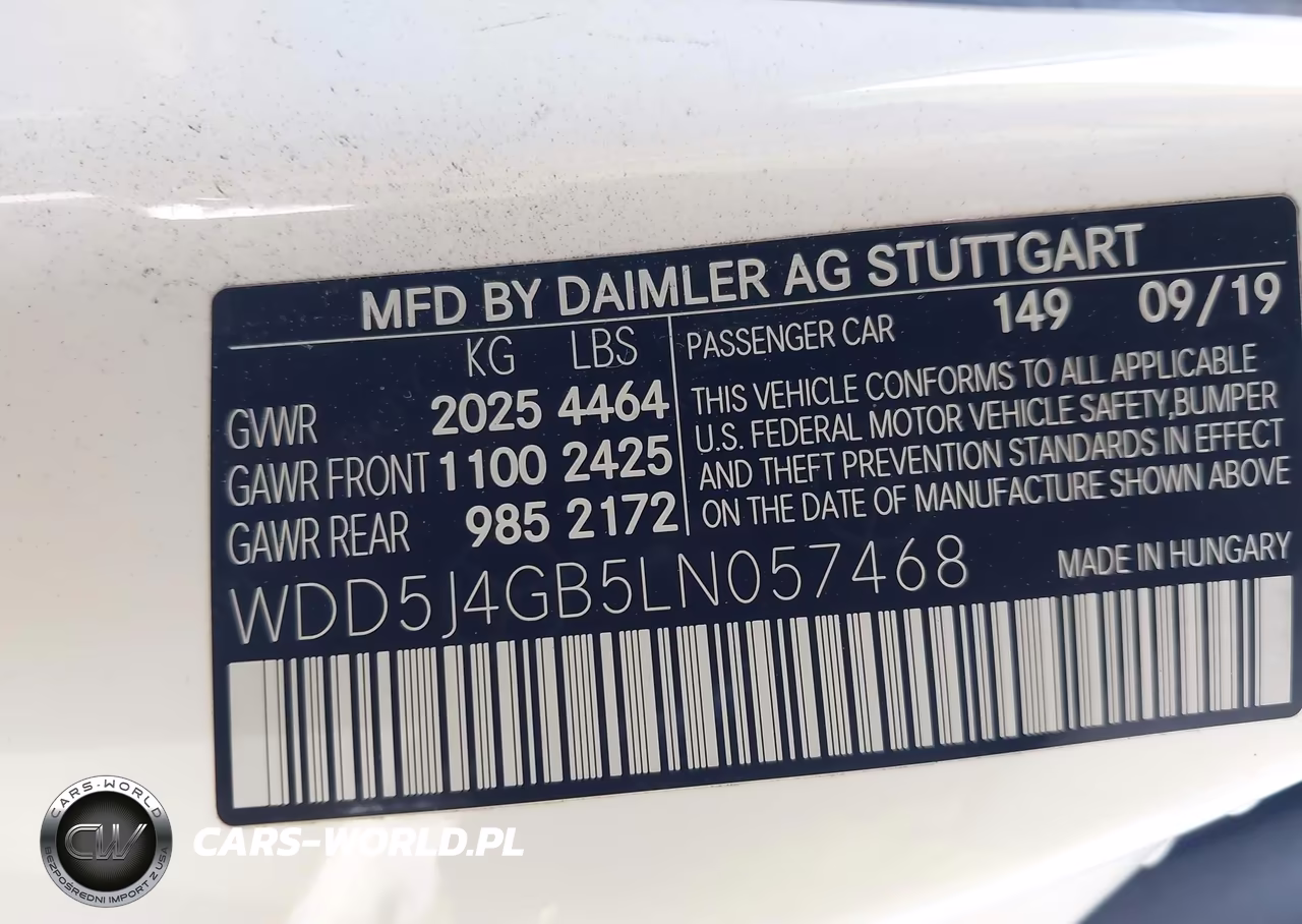 2020 Mercedes-Benz Cla 250 VIN:WDD5J4GB5LN057468 - 9