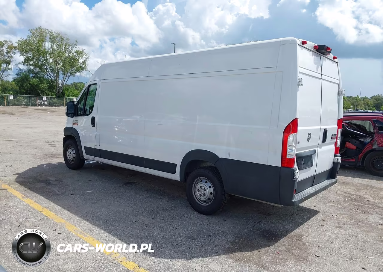 2021 Ram Promaster 3500 Cargo Van High Roof 159 Wb Ext VIN:3C6MRVJG7ME539087 - 3